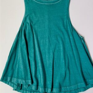 Free people Teal Sleeveless Women's Top